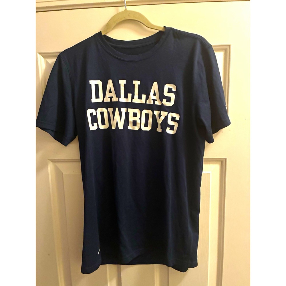 Nike Dri-FIT Dallas Cowboys NFL On-Field Apparel Blue Short Sleeve Shirt S